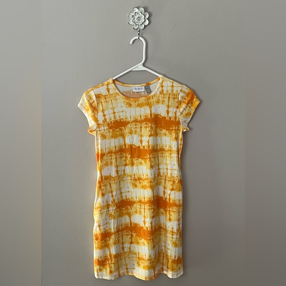 Girls Children's Place Tie Dye T Shirt Dress - Monarch